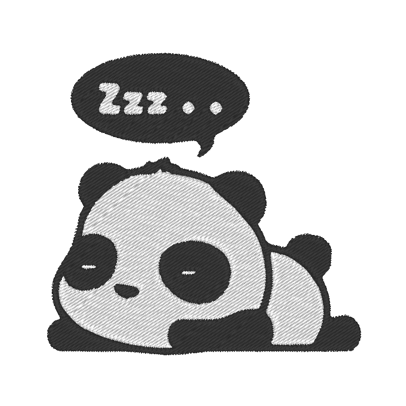 Panda qui dort