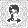 Harry Potter - portrait quilt 20x20 cm