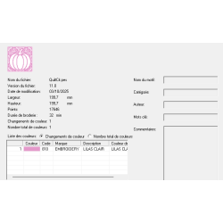 Halloween pumpkin - 20x20 cm quilt