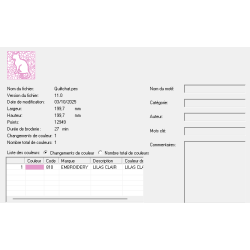 Chat - quilt 20x20 cm