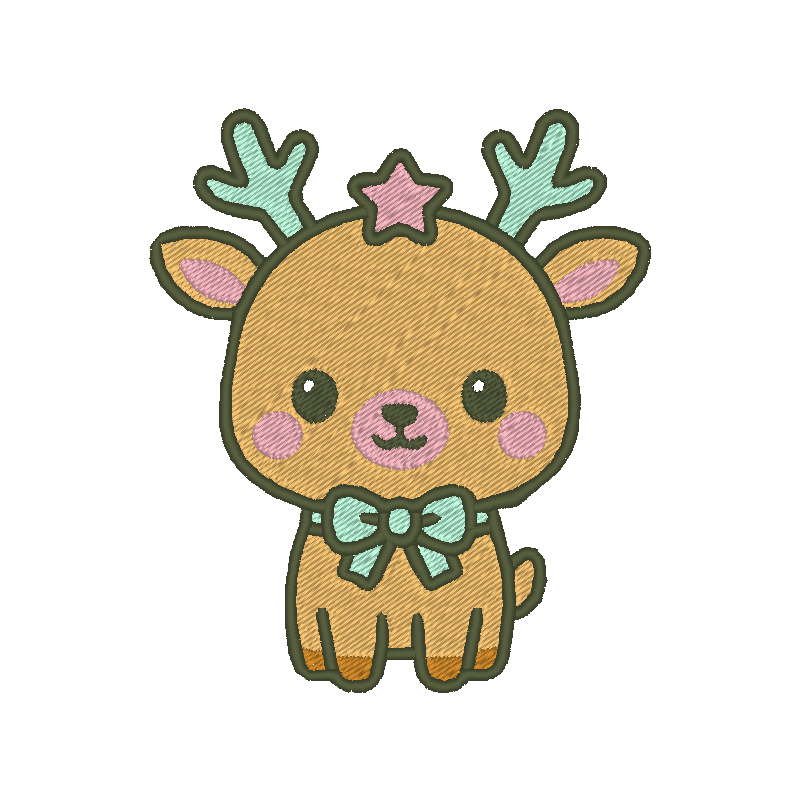 Kawai Christmas Reindeer