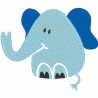 Éléphant bleu naissance