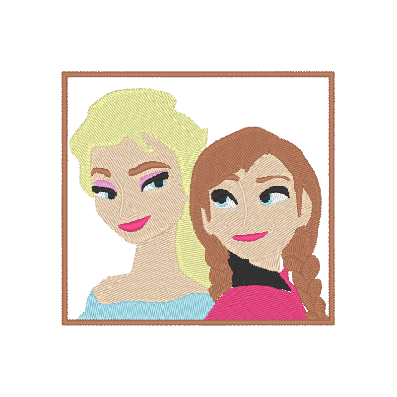 Elsa et Anna portrait